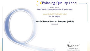 Scalea, certificazione Quality label al Liceo Metastasio