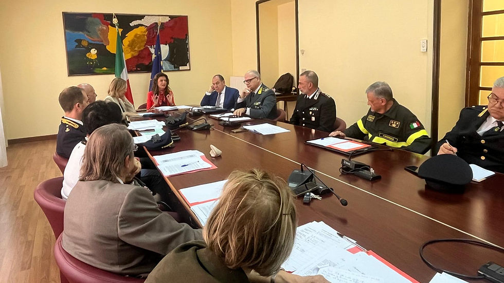 Tavolo istituzionale del Comitato per l'Ordine e la Sicurezza Pubblica presso la Prefettura di Cosenza