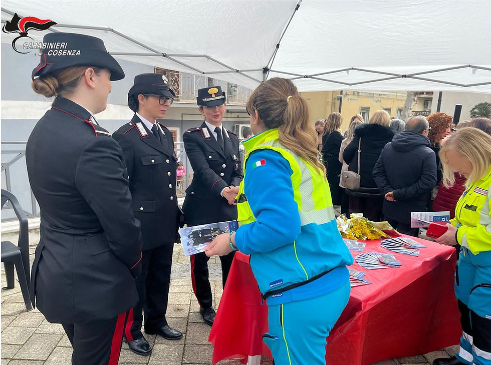 Presidio carabinieri codice rosso e rete antiviolenza