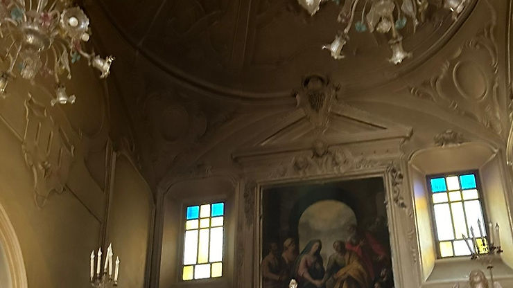 Aieta, rammarico per l'incendio avvenuto alla chiesa della Visitazione
