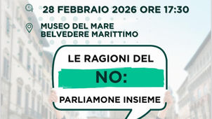 Incontro pubblico comitato Giusto dire NO referendum costituzionale 2026 Belvedere Marittimo