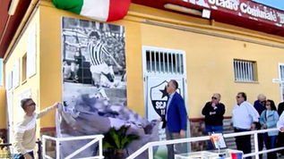 Cerimonia dedicata a Silvio Longobucco allo stadio comunale di Scalea