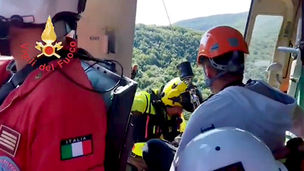 Disperso nei boschi sopra Fuscaldo: giovane salvato dai Vigili del Fuoco
