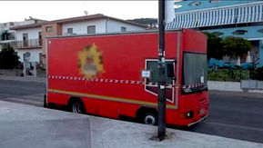Botulino a Diamante, il truck sul lungomare Glauco