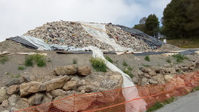 L'ex discarica di Verbicaro sempre più scoperta
