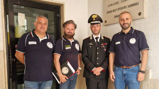 Delegazione sindacale di UnArma Calabria in visita alla Compagnia dei Carabinieri di Scalea