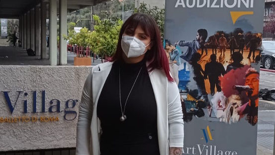 Scalea, la giovane Claudia Pandolfi, al Performing art "Balletto di Roma”