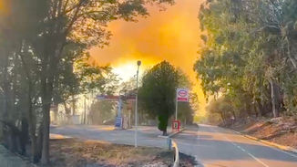 Incendio a Santa Domenica Talao, minacciato il distributore di carburanti