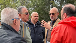 sopralluogo tecnico dei rappresentanti istituzionali sulle strade per la viabilità Mormanno Scalea nella Provincia di Cosenza