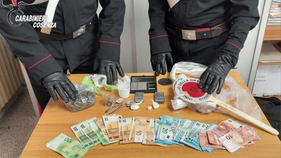 Fuscaldo: arrestato 27enne per detenzione e spaccio di cocaina e marijuana