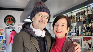 Rocco Papaleo, con Teresa Sposato, sostiene lo sportello antiviolenza La Ginestra di Diamante