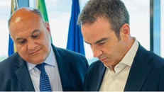 l'Assessore Giovanni Calabrese e il presidente occhiuto