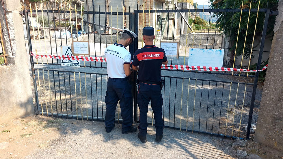 Depuratore comunale di Cetraro sequestrato per inquinamento ambientale