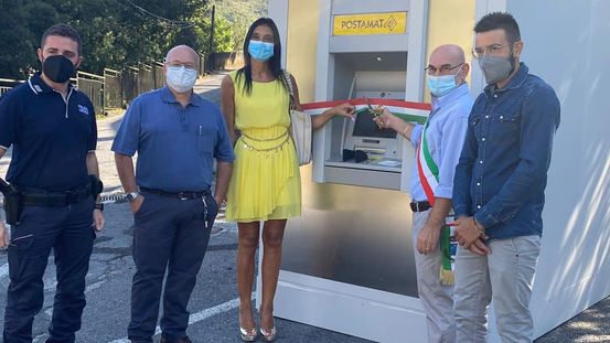 Papasidero, inaugurato il nuovo Atm Postamat
