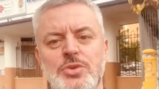 Giacomo Mancini durante il video sul nuovo ospedale di Cosenza