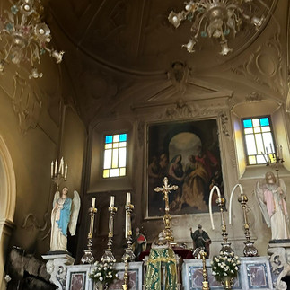 Aieta, rammarico per l'incendio avvenuto alla chiesa della Visitazione