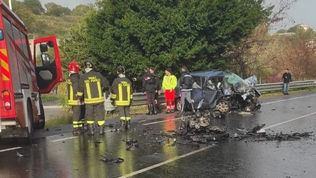 Grave incidente con 4 morti e un ferito nel catanzarese sulla SS 106 jonica