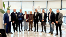 Conferenza stampa in Cittadella per la candidatura di San Nicola Arcella al Borgo dei Borghi 2026 con assessori regionali e sindaco Eugenio Madeo