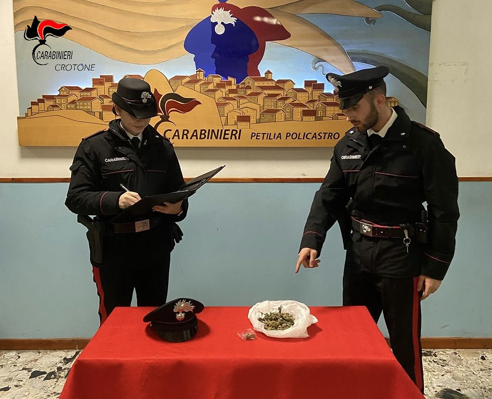 Arresto per spaccio a Petilia Policastro