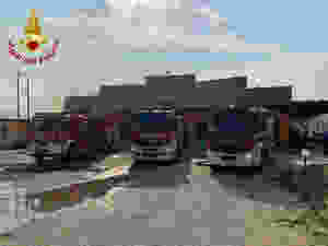 Spezzano albanese incendio