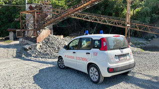Guardia Costiera durante i controlli ambientali a Nocera Terinese