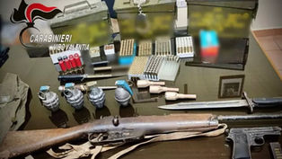 operazione per il sequestro di armi a Zungri