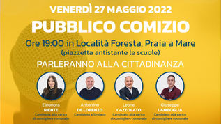 Praia a Mare, domani la lista °Puntoeacapo alla Foresta
