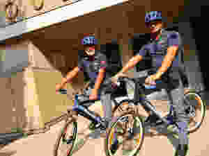 Polizia in bici