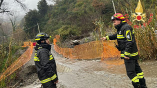 Maltempo in Calabria interventi in località Piterà a Catanzaro
