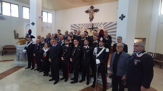 Scalea, celebrata la Virgo Fidelis. Cerimonia dell'Arma nella chiesa di San Giuseppe