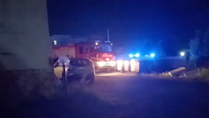Vigili del fuoco e soccorsi durante l’incendio in un’abitazione di Piano Lettieri a Scalea
