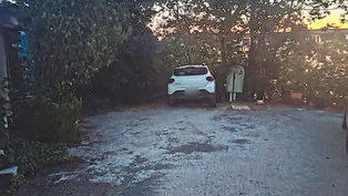 Polizia locale e soccorsi intervenuti a Scalea dopo un incidente stradale nella zona di Piano Lettieri