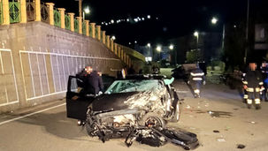 Quattro feriti in un grave incidente a Guardia Piemontese nella notte