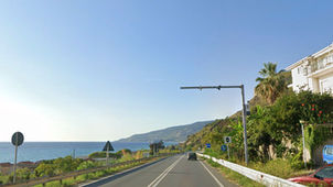 Sorpassometro installato sulla Statale 18 nel territorio di Acquappesa