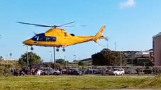 Neonato morto a Diamante, l'elisoccorso - foto d'archivio