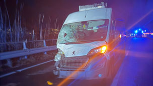 Il furgone che ha investito Servidio