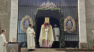 apertura Porta Santa Santuario Madonna della Grotta Praia a Mare Giubileo