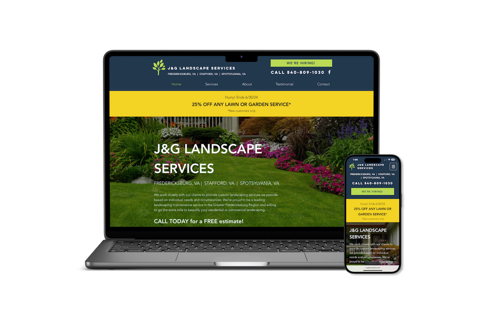website marketing for landscaping companies