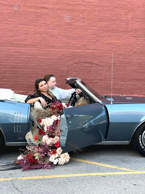 Nashville Classic Firebird Rental - Engagement Photoshoot for Wedding
