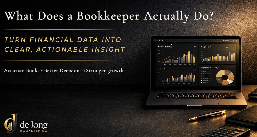 What Does a Bookkeeper Actually Do? (And Why It Matters More Than You Think)