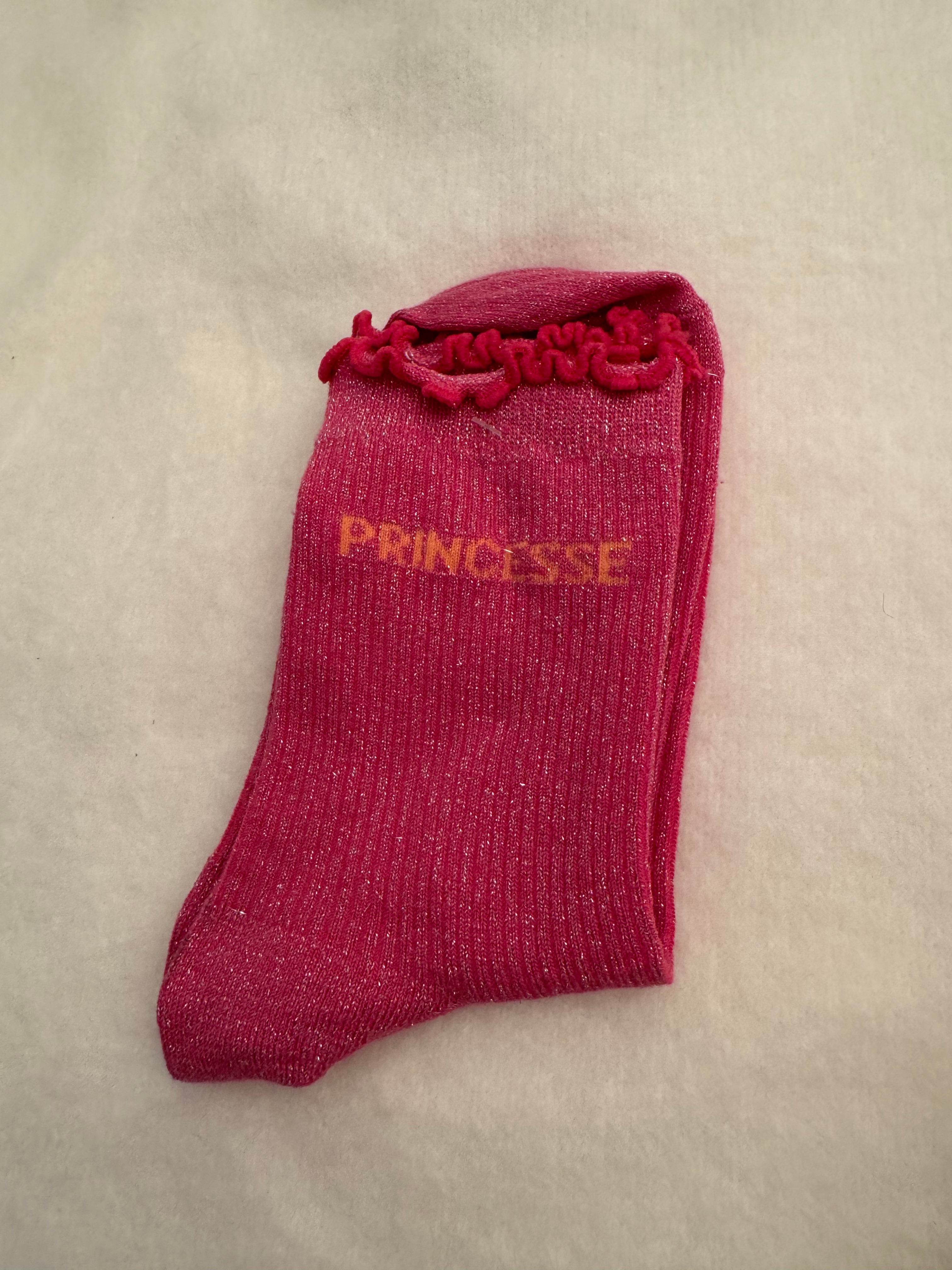 Chaussette princesse fushia