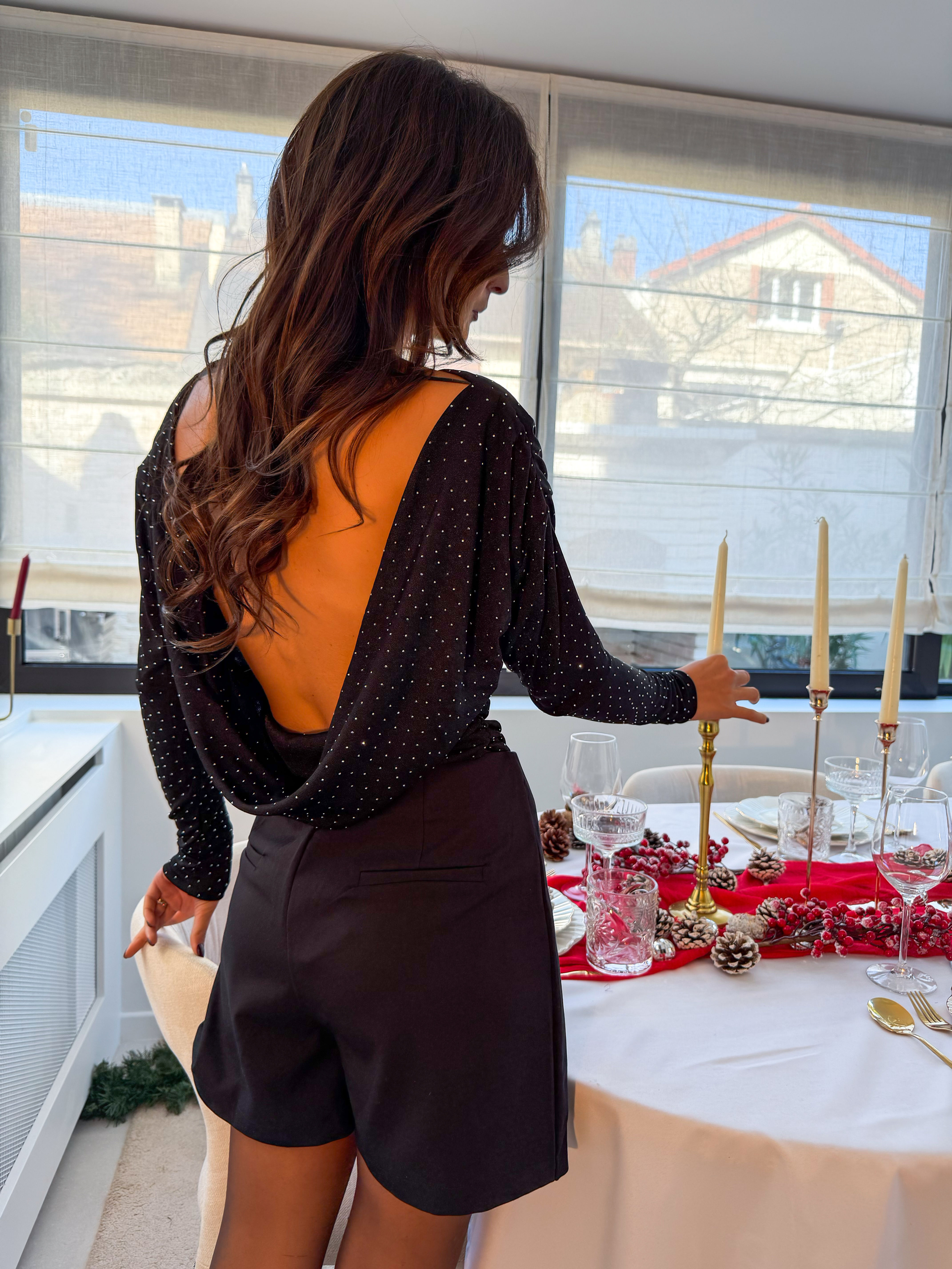 Blouse Eleonore noire 