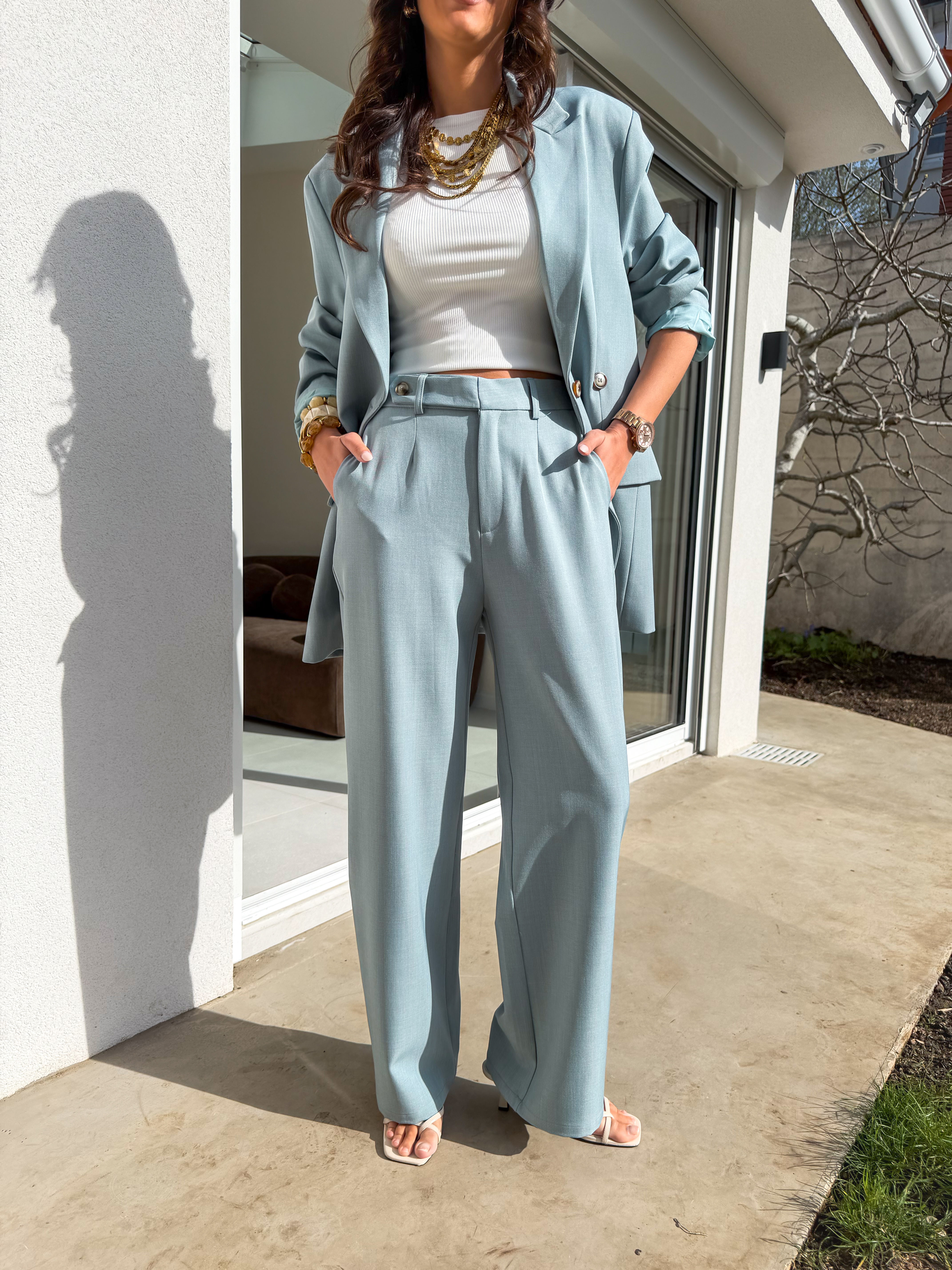 Pantalon Giorgia ciel