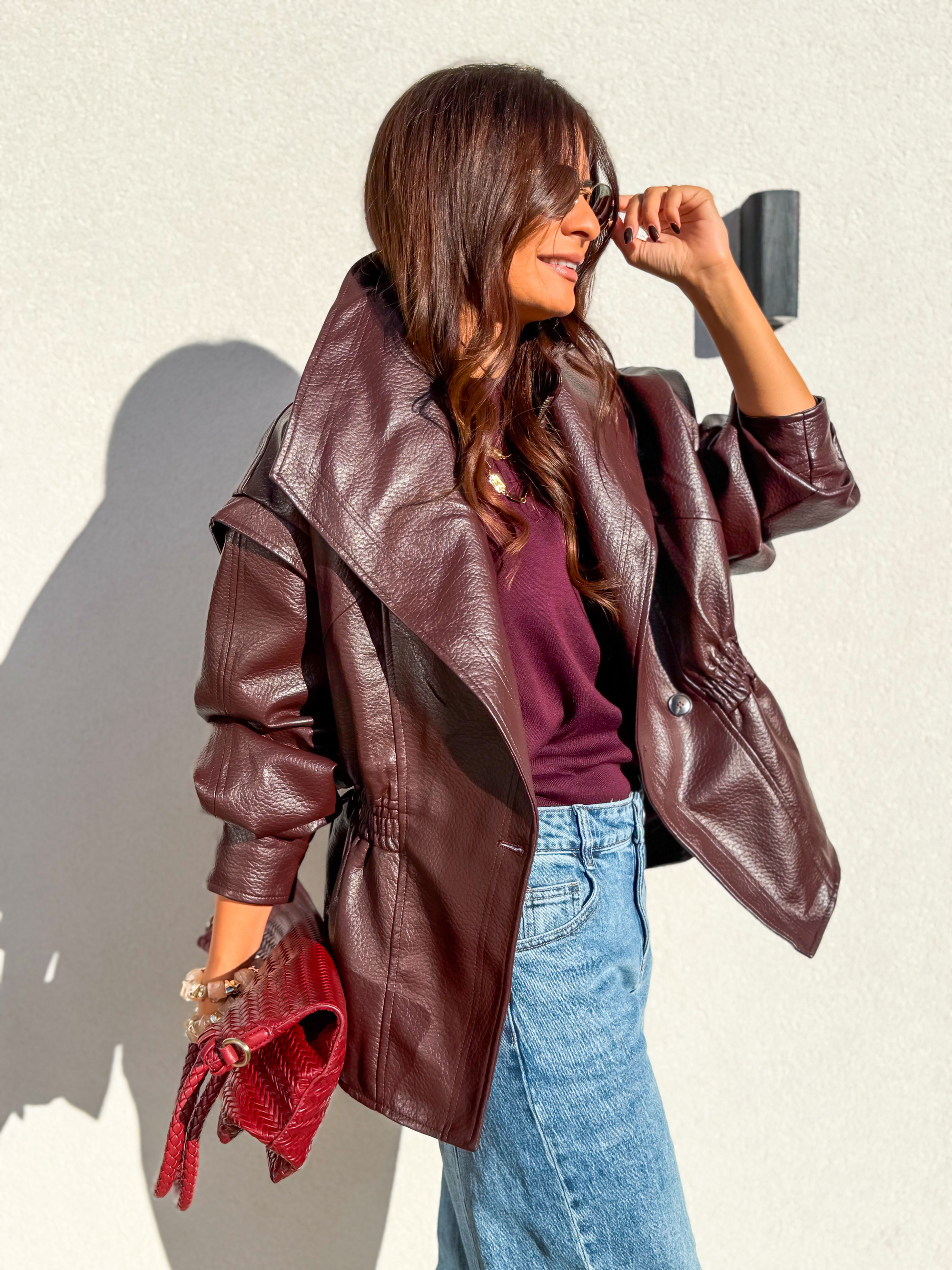 Veste Julie prune