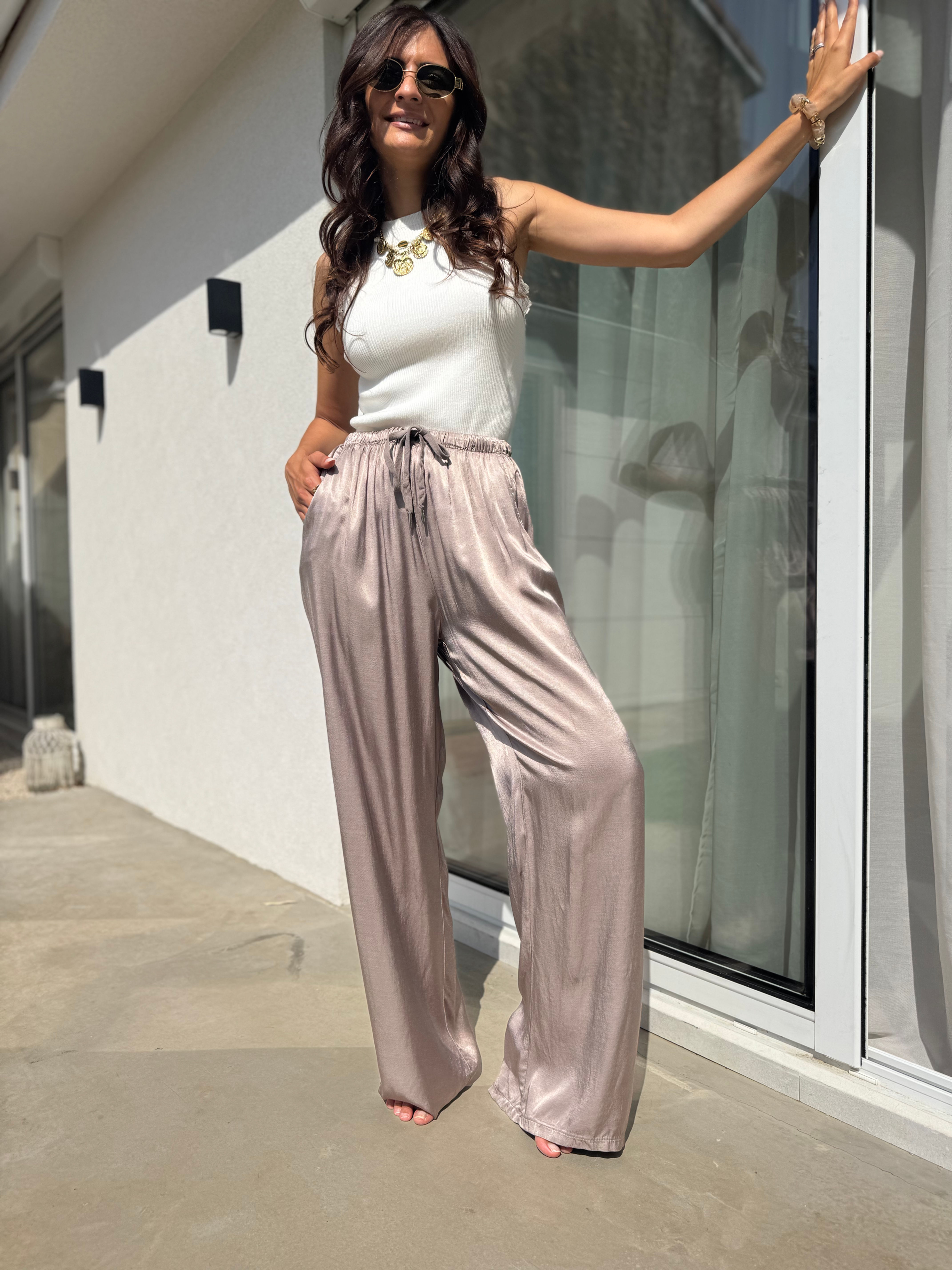 Pantalon Sevan taupe