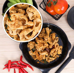 หนังไก่อบกรอบไร้น้ำมัน