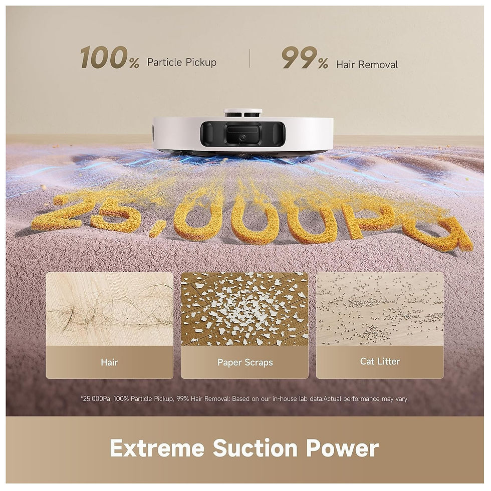 Miniatura: Aspiradora Robot Dreame Vacuum D30 Ultra, Autolimpieza,25000Pa, Elevacion Mopas