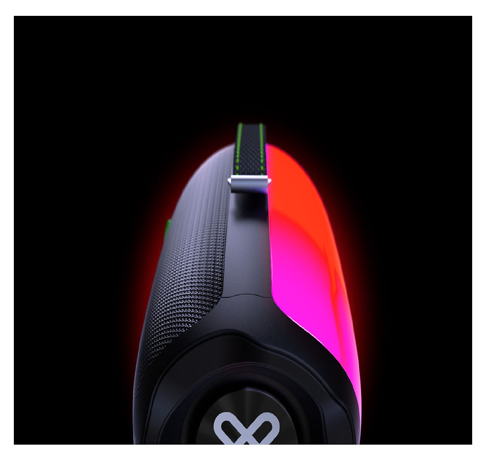 Miniatura: Parlante Portatil Klip Xtreme Luces Led Zound Fire Negro 16w