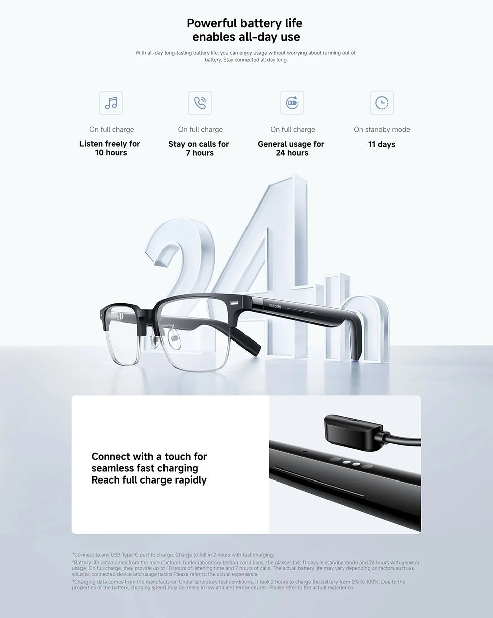 Miniatura: Lentes Xiaomi Smart Audio Bluetooth Conducción Aérea