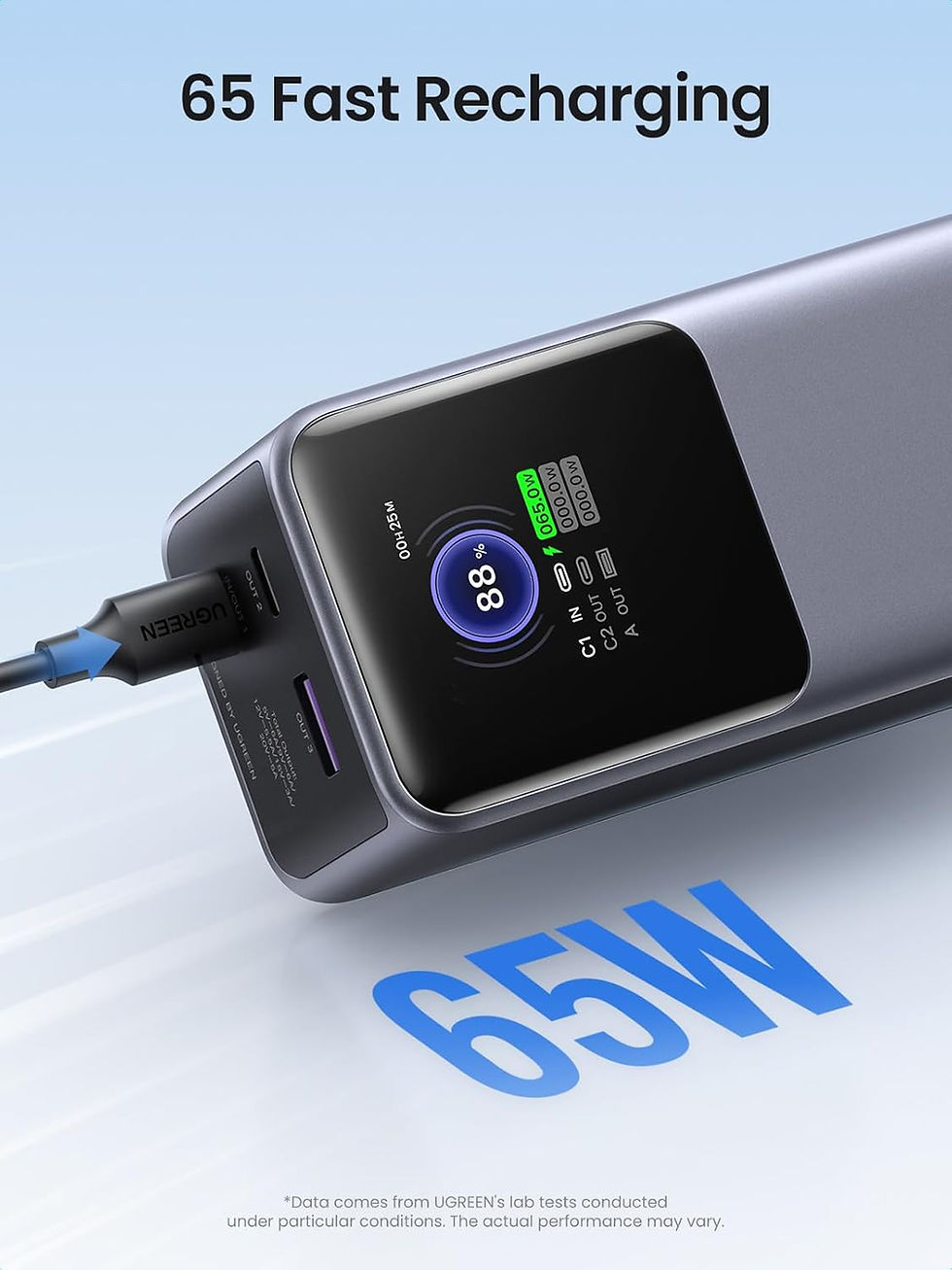 Miniatura: UGREEN Nexode Power Bank 20000mAh 130W Cargador portátil PB721
